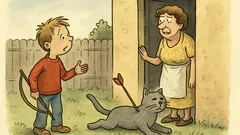 Vtip: Pepíček volá na sousedku, mohla byste...