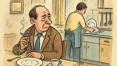 Vtip: Pan Novák po obědě se ptá...