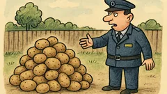 Vtip: Víte, jak policisté sázejí brambory?