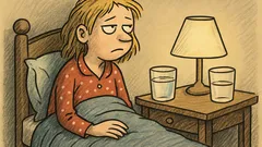 Vtip: Trochu hloupá dívka si postavila dvě sklenice