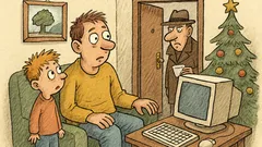 Vtip: Pepíček se ptá tatínka—Opravdu nám ten počítač...