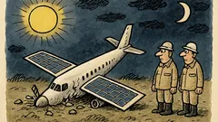 Anekdota: Letadlo na sluneční pohon se zřítilo...