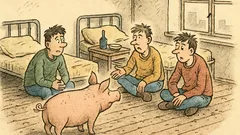 Vtip: Sedí takhle vyhladovělí studenti na koleji...