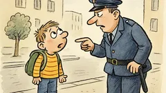 Vtip: Pepíček se ztratí, přijde policista...