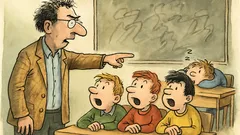 Anekdota: Při hodině učitel říká „Nehulákejte…“