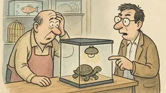 Vtip: Mohl byste mi prodat tu stepující želvu?