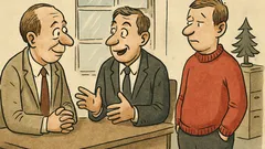 Vtip: Tři si povídají o vánočních odměnách