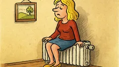 Vtip: Víte, proč sedí blondýnka na topení?