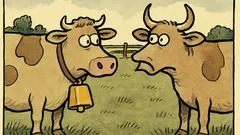 Vtip: Proč mají krávy na krku zvonce?