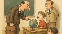 Vtip: Do školy přijde inspektor a ptá se…