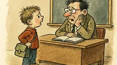 Vtip: Pepíček říká svému učiteli...