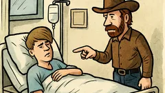 Vtip: Justin Bieber leží v nemocnici...