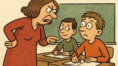 Vtip: Učitelka doufám, že jsem tě neviděla