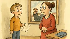 Vtip: „A co říkal tvůj tatínek na vysvědčení?“