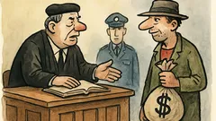 Vtip: „Obžalovaný, vzhledem k nedostatku důkazů…“