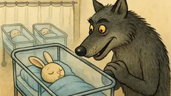 Vtip: Přijde vlk do porodnice...