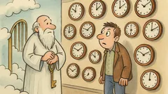 Vtip: Chlap umře, přijde do nebe a…