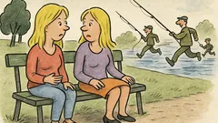 Vtip: Na lavičce sedí dvě blondýny...