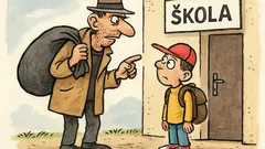 Vtip: Zloděj říká synovi před školou...
