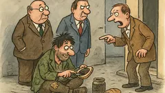 Vtip: V Rusku vidí poslanec bezdomovce s chlebem