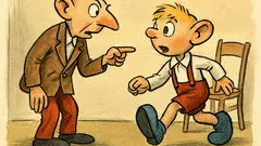 Anekdota: „Hurvínku, skloňuj slovo chodit...“