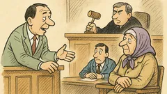Vtip: Právník se ptá staré paní u soudu