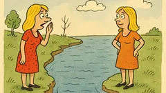 Vtip: Stojí dvě blondýny u jezera