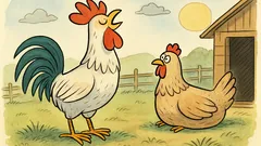 Vtip: Proč kohout při kokrhání zavírá oči?