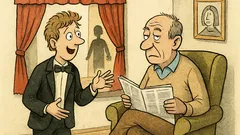 Vtip: Mladý herec přijde domů a nadšeně