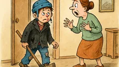 Vtip: Pepíček přijde domů s roztrhaným kabátem