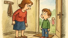 Vtip: „Mami, můžu si jít hrát ven?“