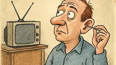 Vtip: Jednou si tak šťourám hřebíkem v uchu…