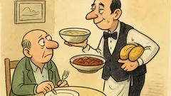 Vtip: Host si v restauraci objedná polévku...