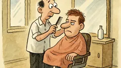 Anekdota: Holič se ptá – Je to v pořádku?