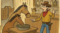 Vtip: Kovboj rozrazí dveře do saloonu...