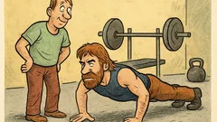 Anekdota: Chucku, kolik uděláš kliků?