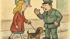 Vtip: Jde blondýnka se psem po ulici...