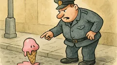 Vtip: Leží zmrzlina na ulici a...