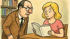 Vtip: Přistoupí knihovník k blondýnce...