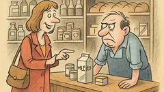 Vtip: „Mám ráda věci zadarmo!“ Prodavač...