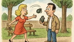 Vtip: Honza se ptá, co s granátem blondýny