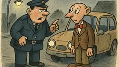 Vtip: Policista ke Spejblovi říká – pane řidiči…