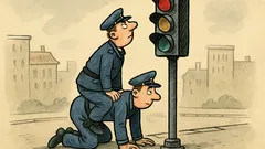 Vtip: Přijdou dva policajti na křižovatku...