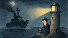 Vtip: Noc, moře, tma a kapitán volá...