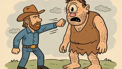 Vtip: Chuck Norris trefí kyklopa mezi oči