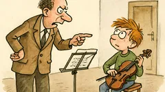 Vtip: Učitel hudby varuje žáka…