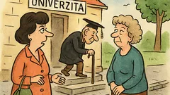 Anekdota: Slyšela jsem, že váš syn studuje...