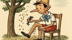 Vtip: Ze stromu padají piliny...