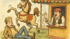 Vtip: Justin Bieber spadne z koně na kolotoči