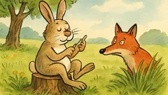 Vtip: Zajíc sedí na pařezu a...